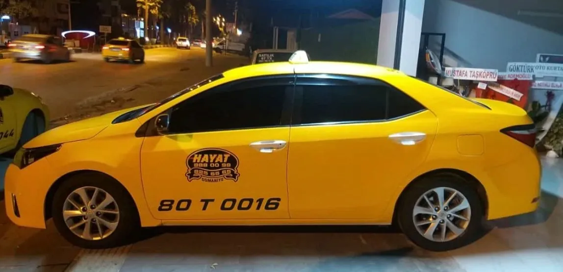 osmaniye taksi telefon numarası 